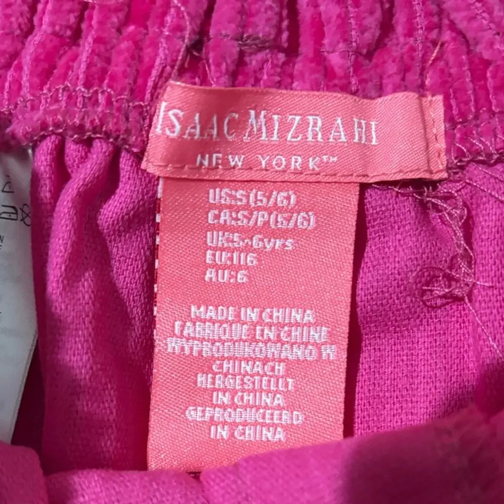 Pink Corduroy Button Skirt